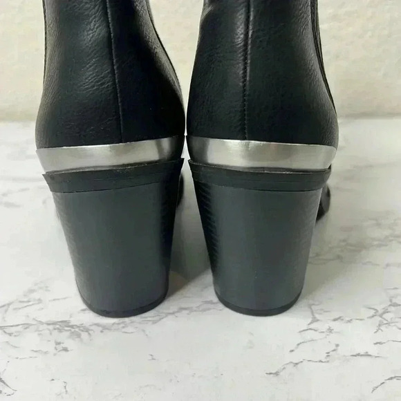 Sun + Stone Womens Black Back Abigail Pointed Toe Booties 6.5M - Picture 9 of 13